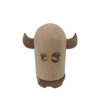 Holz-Zahnstochenspender mit Fantasy-Wikinger-Design in Braun