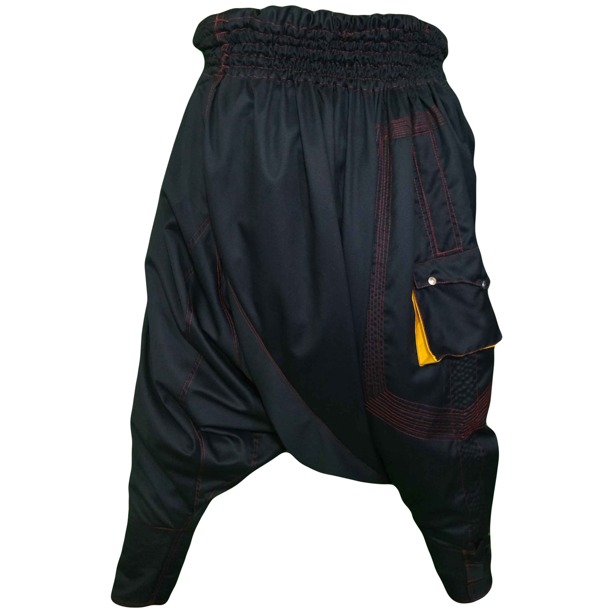 Traditionelle kurdische Hose – Schwarze elegante Shalwar