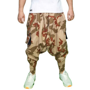 Traditionelle kurdische Hose – Camo-Design Zendan Baft Shalwar