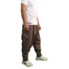 Traditionelle kurdische Hose – Braune klassische Shalwar
