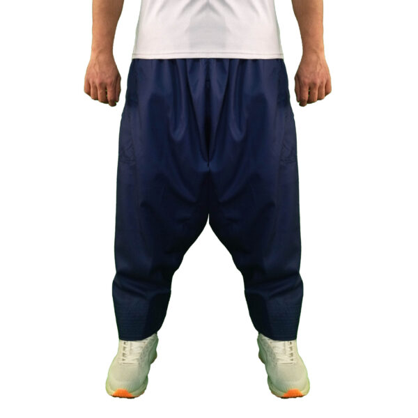 Traditionelle kurdische Hose – Marineblaue stylische Shalwar