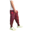 Traditionelle kure Hose –disch Rote kräftige Shalwar