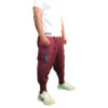 Traditionelle kure Hose –disch Rote kräftige Shalwar