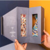 Schatzhaftes persisches handwerkliches Geschenkset Minakari Vase & Tischdecke
