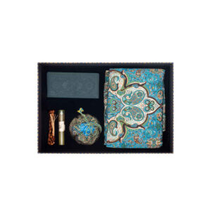 Schatzhaftes persisches handwerkliches Geschenkset Termeh Sajada & Quran für Muslime