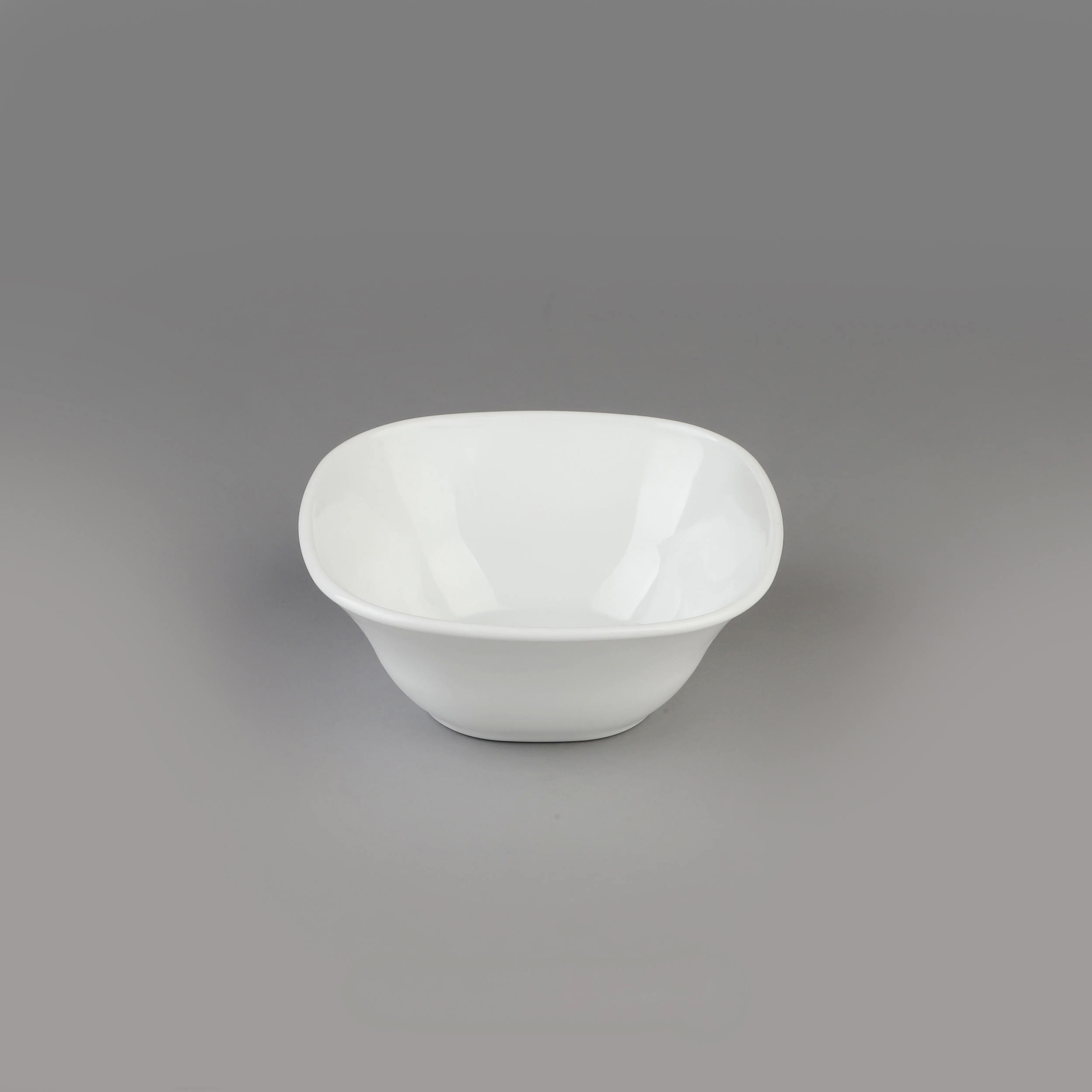 Weißes Melamingeschirr-Set für 6 Personen – Spülmaschinenfest