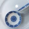 Weißes Melamingeschirr-Set für 6 Personen – Traditionelles Design