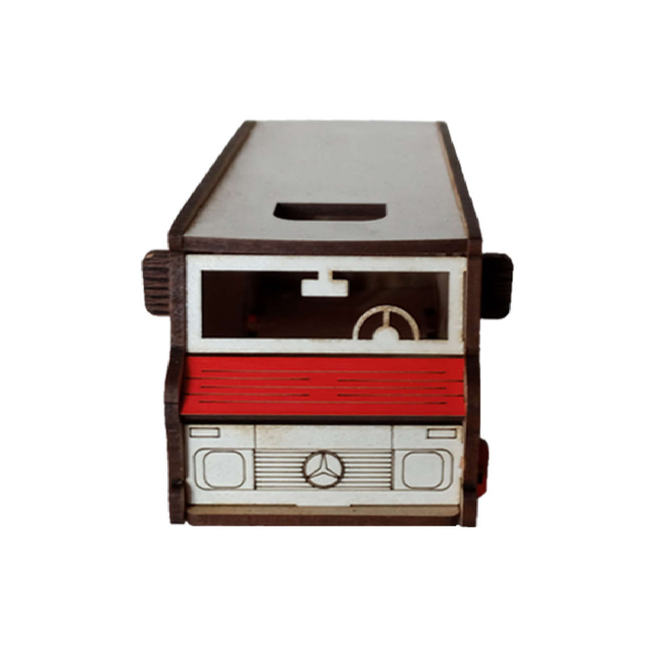 3D-Puzzle Holzmodellkit – Bus