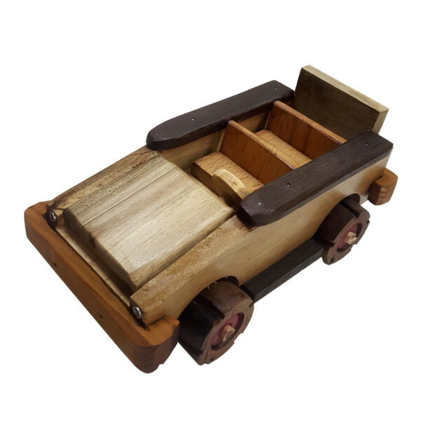 Maquette Modellbausatz: Holzmodellbausatz Klassisches Auto