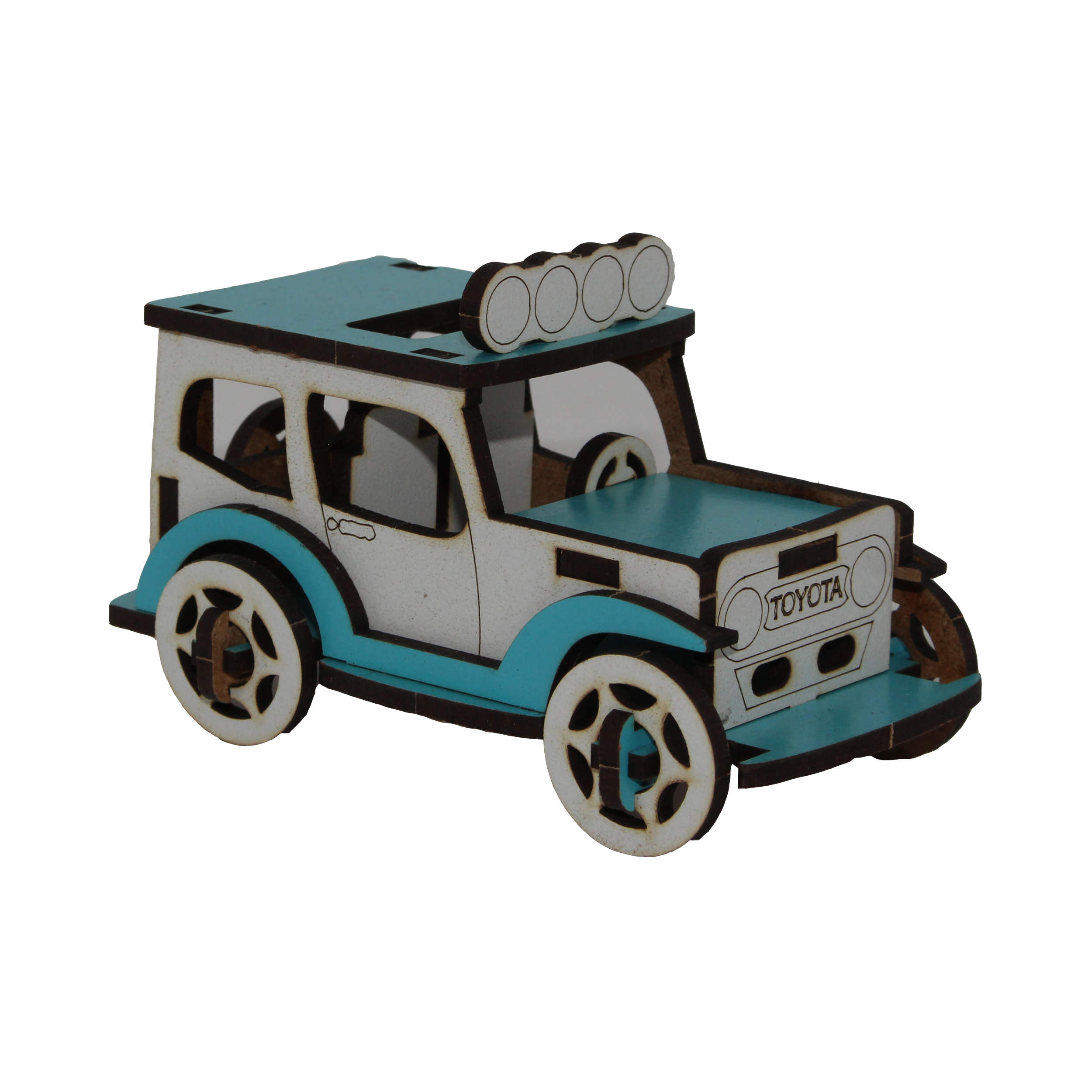 3D-Puzzle Holzmodellkit – Auto