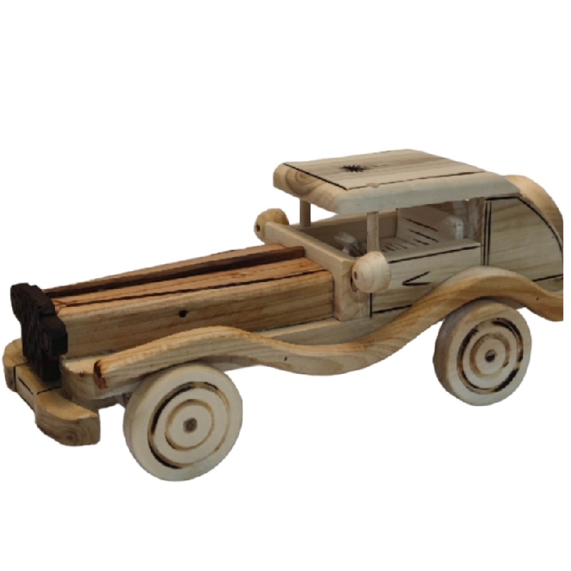 Maquette Modellbausatz: Holzmodellbausatz Klassisches Auto