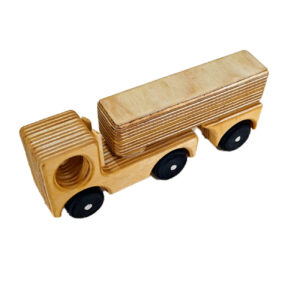 Handgefertigter Holz-Kipper für Kinder