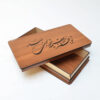 Holzbox zum Verschenken mit dem persischen Kalligrafiemuster Booye Bahar