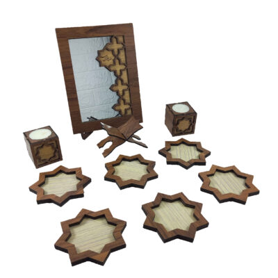 Holz Haft-Seen Set für Nowruz Festlichkeiten Shamseh Design