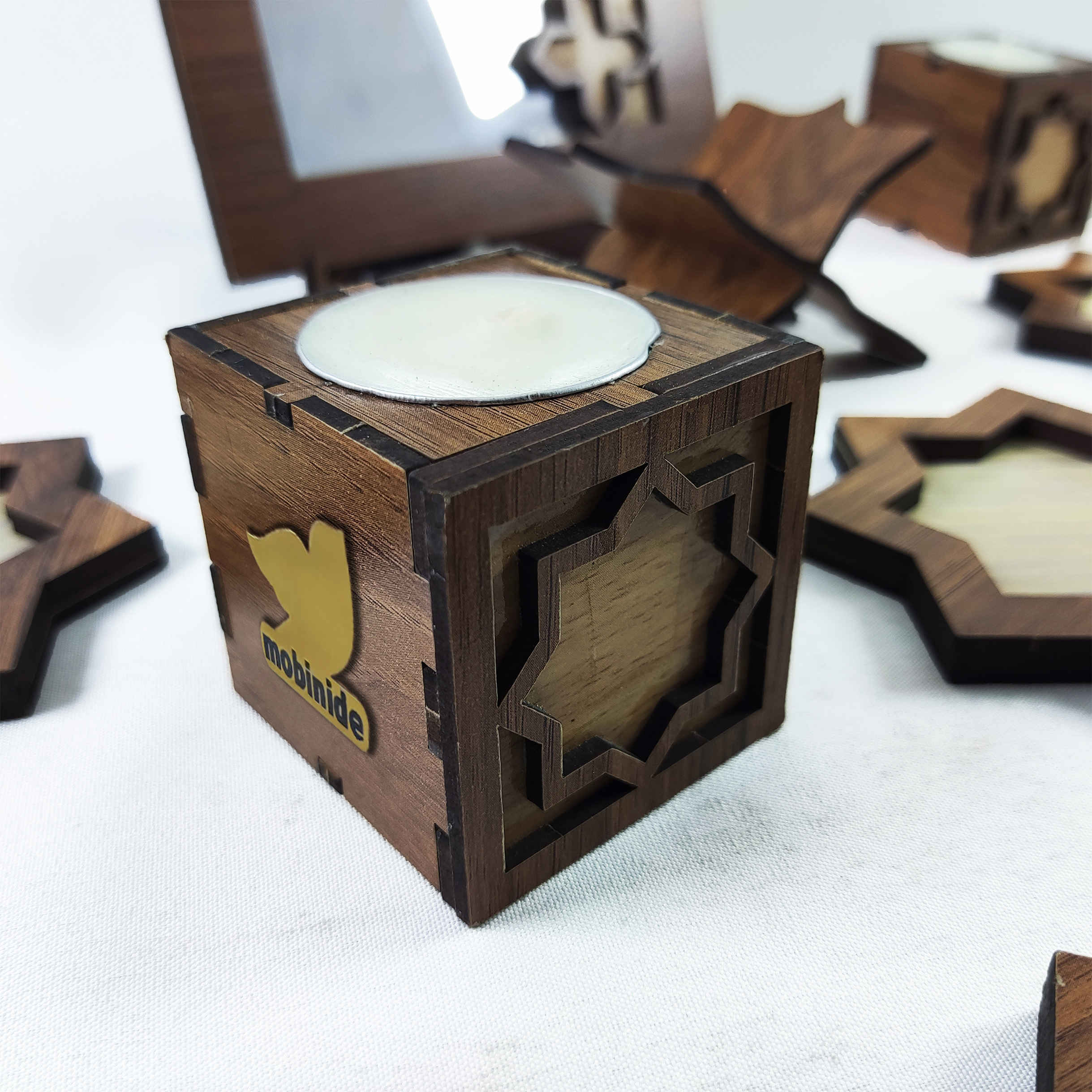 Holz Haft-Seen Set für Nowruz Festlichkeiten Shamseh Design