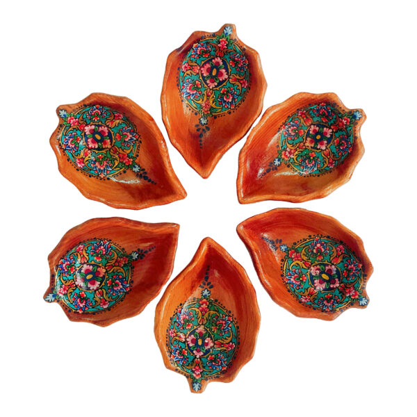 Holz Haft-Seen Set für Nowruz Traditionelles Blatt Design