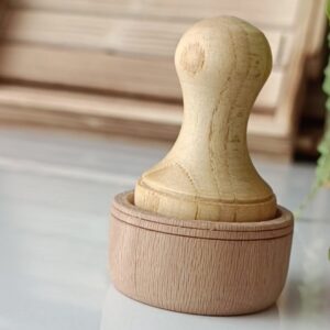 Holzmörser & Stößel Set handgefertigt für kulinarische Exzellenz
