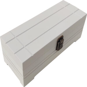Holz-Organizer-Box mit 4 Fächern für eine Auswahl an Teebeuteln