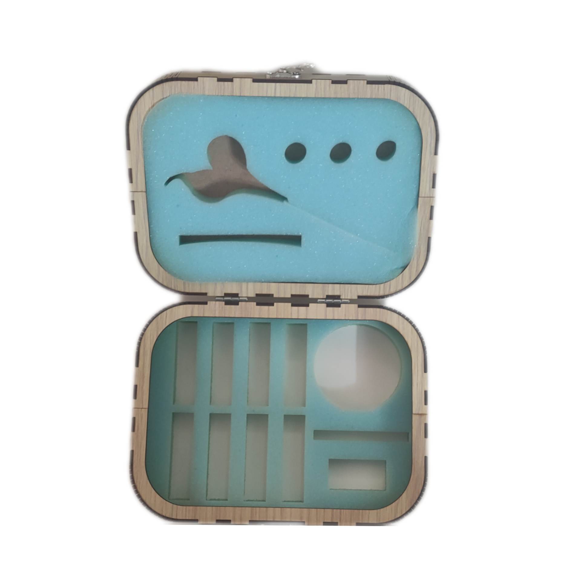 Holz-Nähbox für schnelle Reparaturen – Leicht & Tragbar