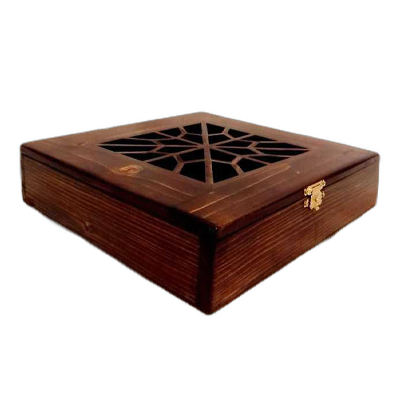 Teebeutelaufbewahrung aus Holz mit 4 Fächern – vielseitig einsetzbar