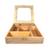 Holz-Teebeutel-Aufbewahrungsbox mit 5 Fächern – vielseitig einsetzbar