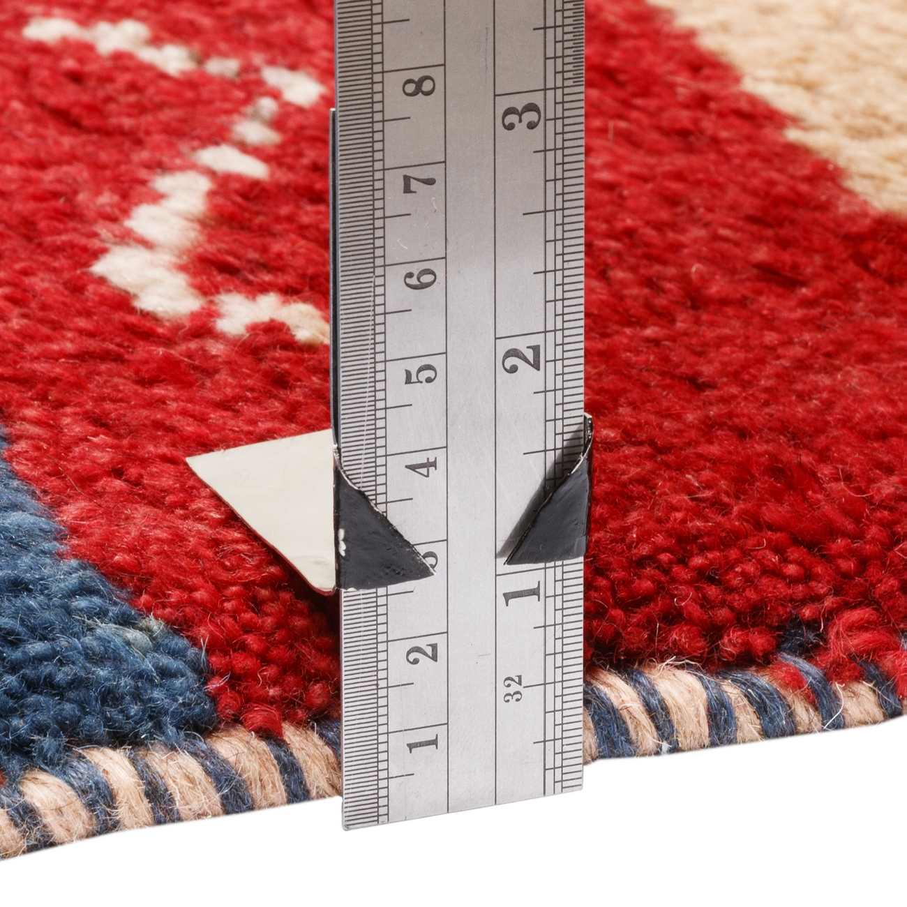 Echter persischer Gabbeh-Wollteppich handgewebt in Shiraz Baum-Motive