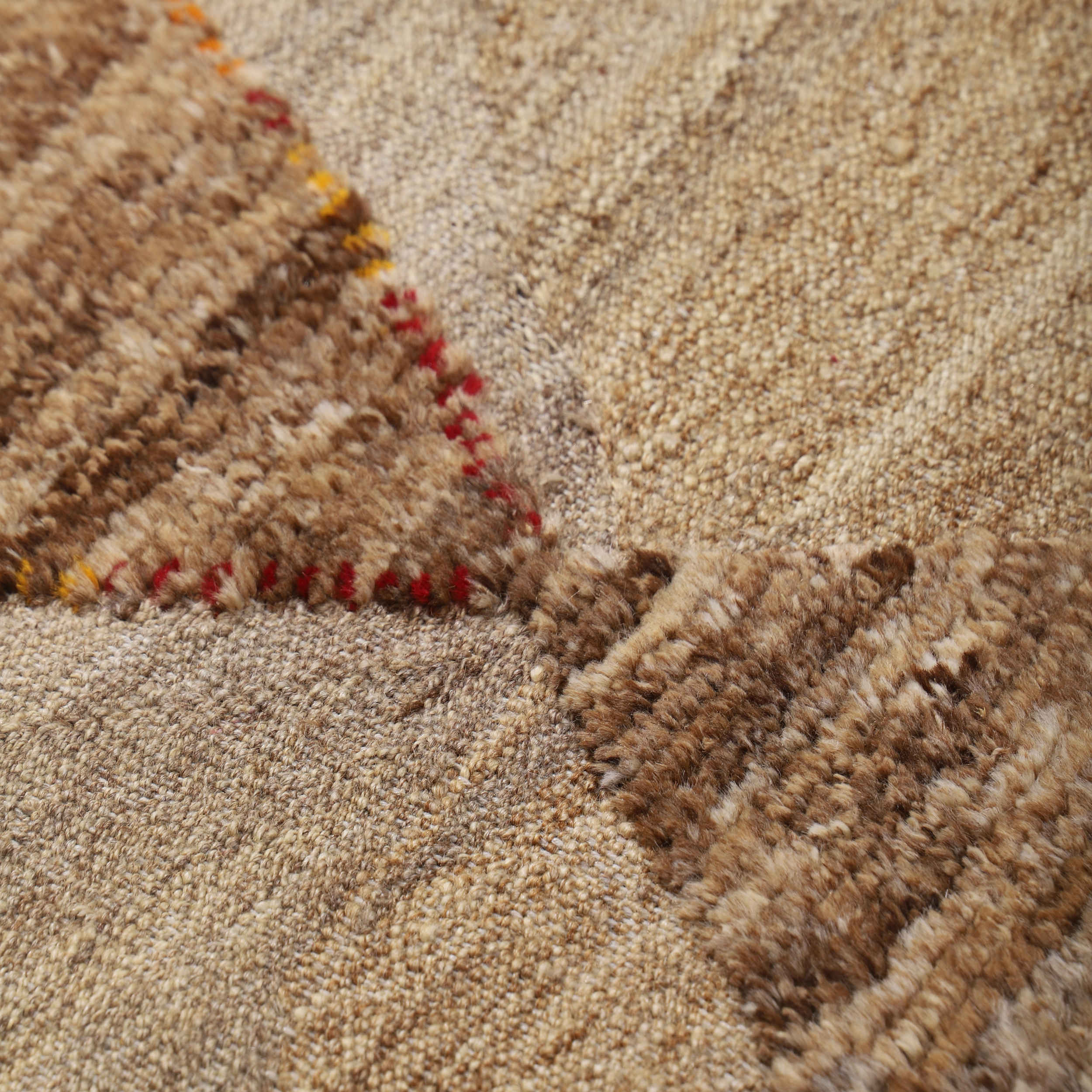 Authentischer persischer Woll Kelim Teppich handgewebt in Isfahan geometrisch