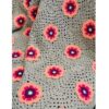 Häkelwurfdecke für Sofa und Bett, Floral Bohemian