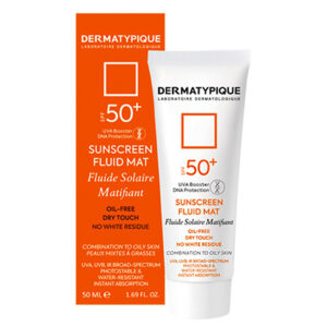 Dermatypique Flüssiger Farbloser Sonnenschutz SPF50+ für fettige Haut