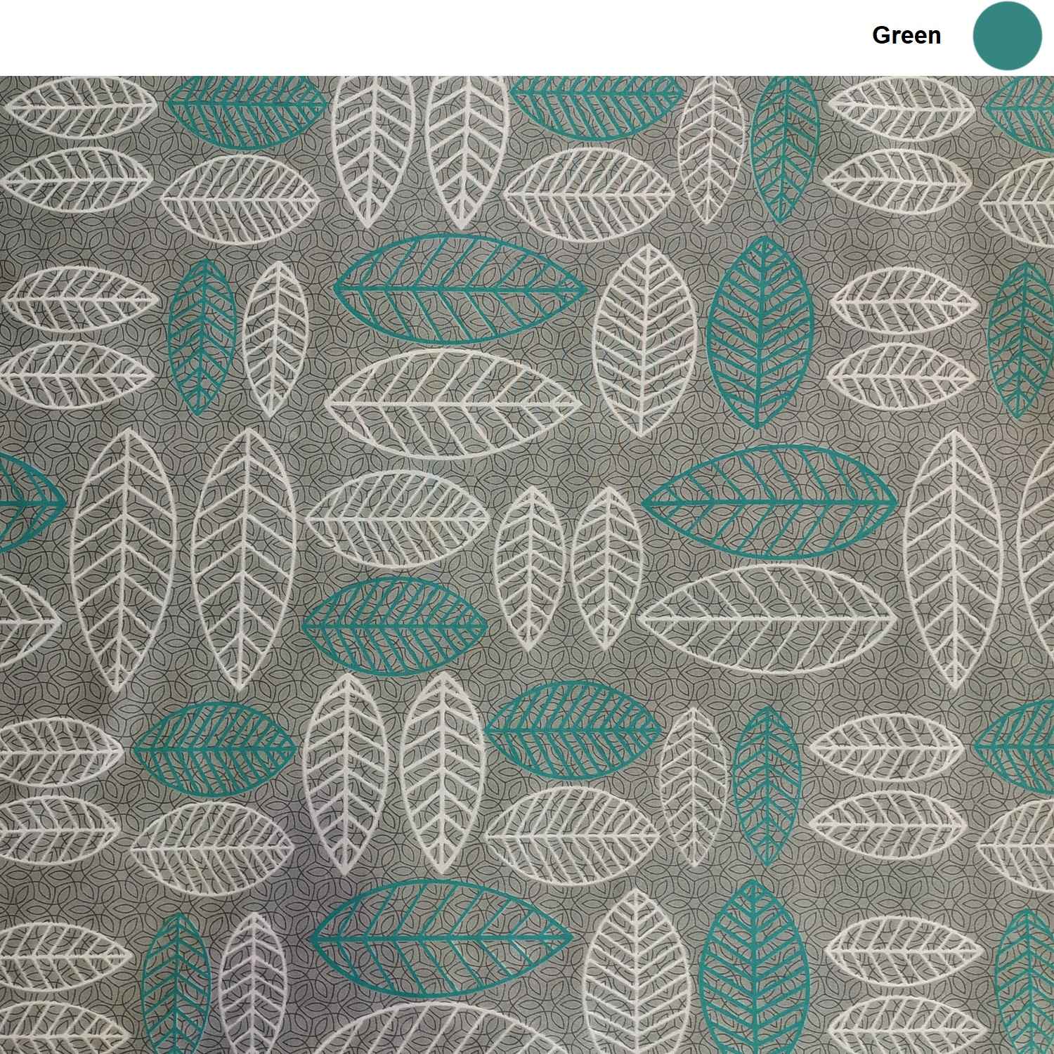 Baumwoll-Matratzenbezug – Fitted, Atmungsaktiv, Waschbares Blätter Design, 195×90 cm