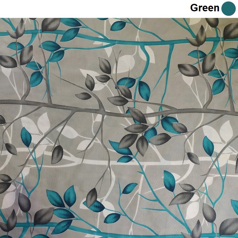 Baumwoll-Matratzenbezug – Fitted, Atmungsaktiv, Blätter Design mit Reißverschluss, 195×90 cm