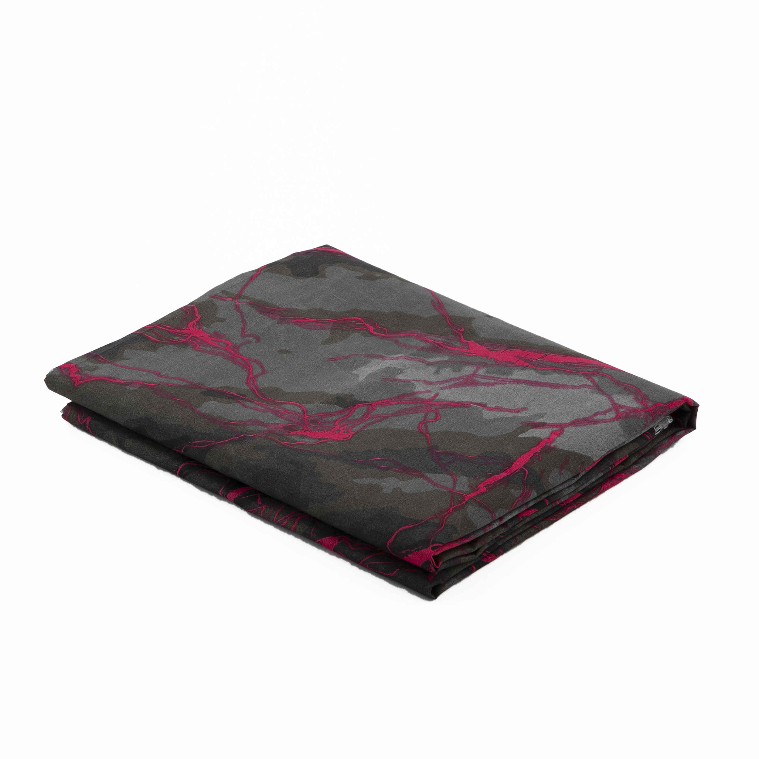 Baumwoll-Matratzenbezug – Fitted, Atmungsaktiv, Marmor Design mit Reißverschluss, 190×90 cm