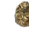 Geometrische Löwenfigur im Kubismus-Stil Golden - Kubistische Kunstskulptur