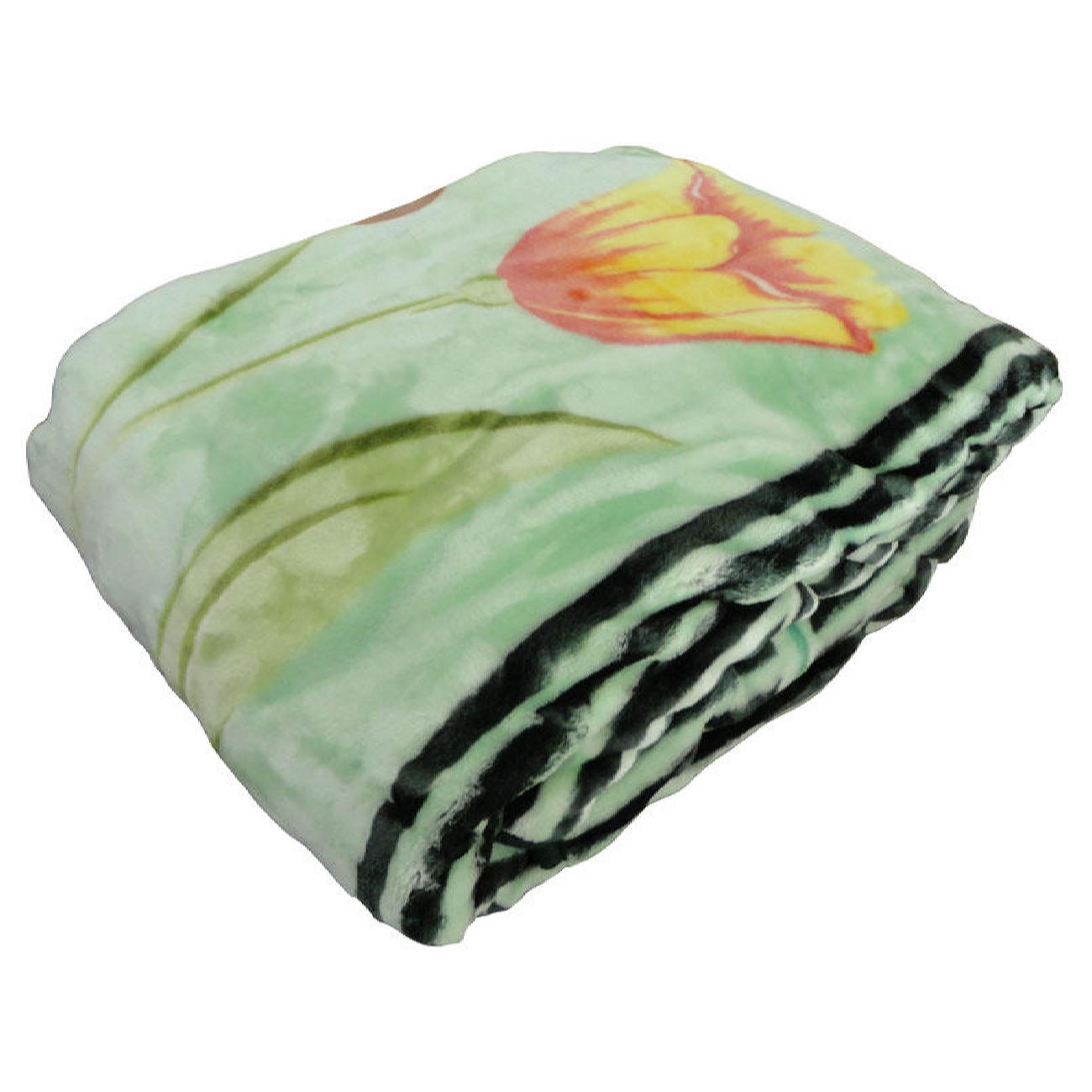 Golbaft Persische Einzelbettdecke, Floral Grün