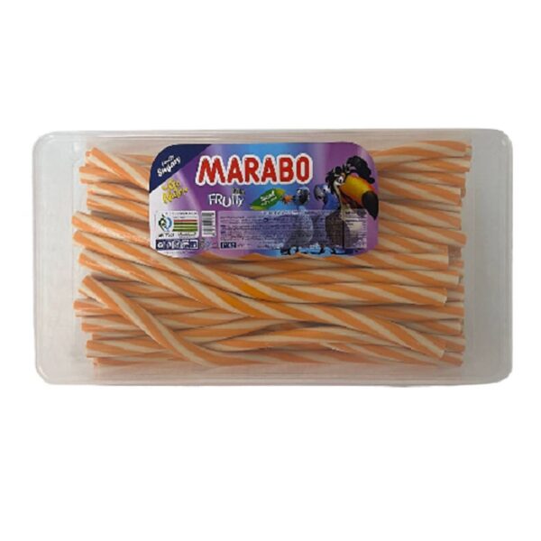 Halal Gummibonbons - Sahne-Orangen-Sticks - Marabo (1500g)