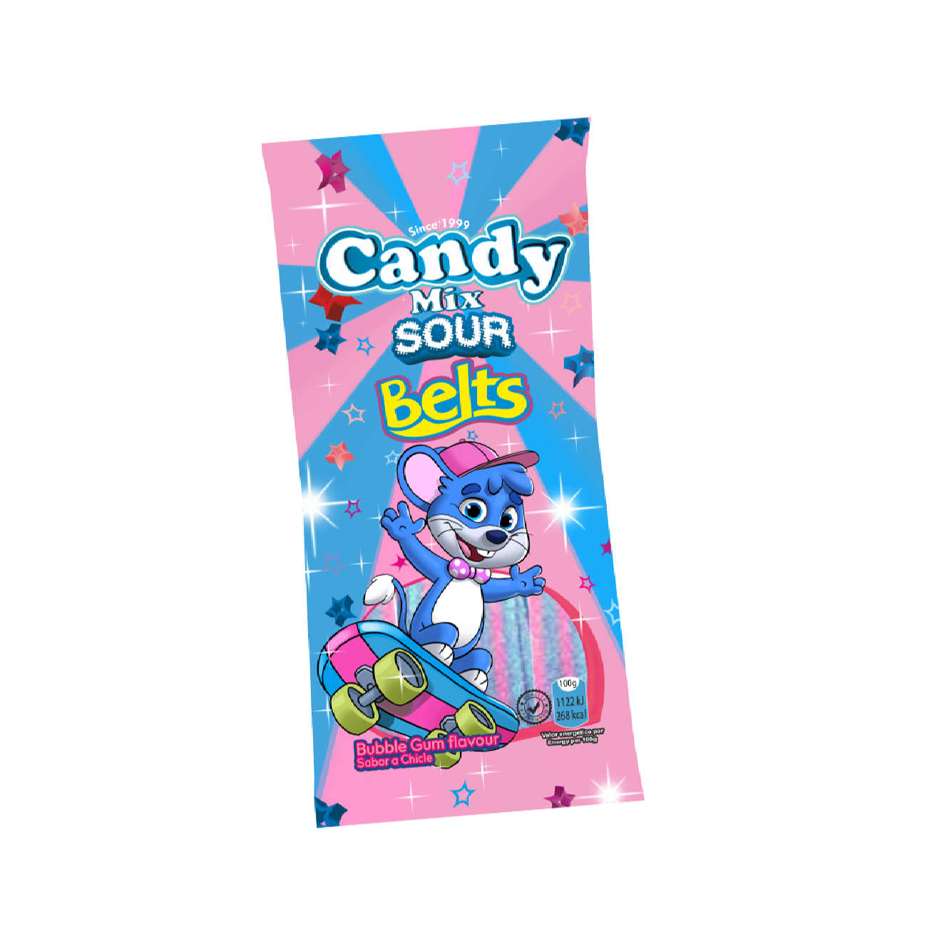 Halal Gummibonbons – Kaugummi-Geschmack-Sticks – Marabo (85g, x10)