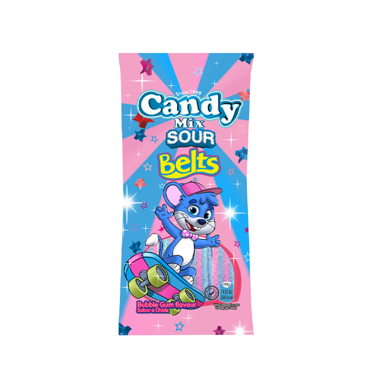 Halal Gummibonbons - Kaugummi-Geschmack-Sticks - Marabo (85g, x10)