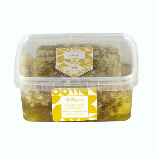 Iranischer Honig mit Wabe – Aus der Region Chaharmahal & Bakhtiari (500g)