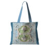 Islamische Gebetsmatte Sajadah - Traditionelles Design in Hellblau