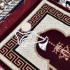 Islamische Gebetsmatte aus Samt Sajadah Traditionell Karmesinrot