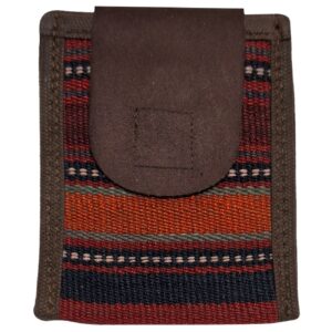 Halsgeldbörse handgefertigt im Kilim-Design gestreift