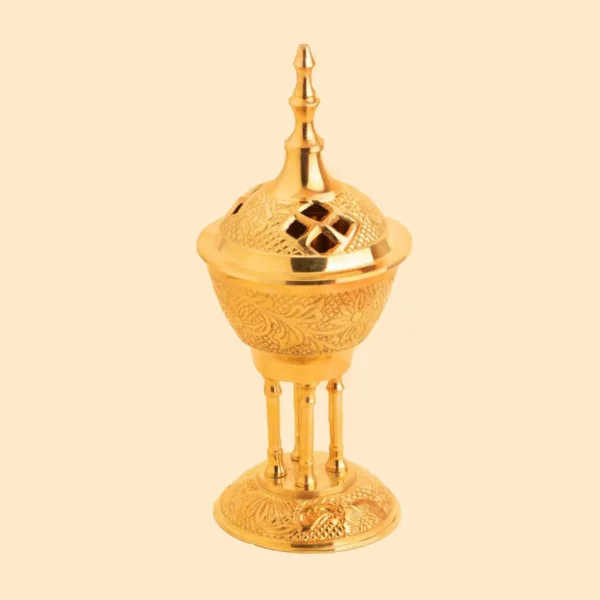 Holz Esfand- und Bakhoor-Brenner – Pyramide