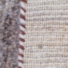 Echter persischer Gabbeh-Wollteppich handgewebt mit Rand braun
