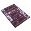 Vintage persischer handgeknüpfter Patchwork-Teppich scharlachrot