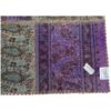 Vintage persischer handgeknüpfter Patchwork-Teppich paisley lila