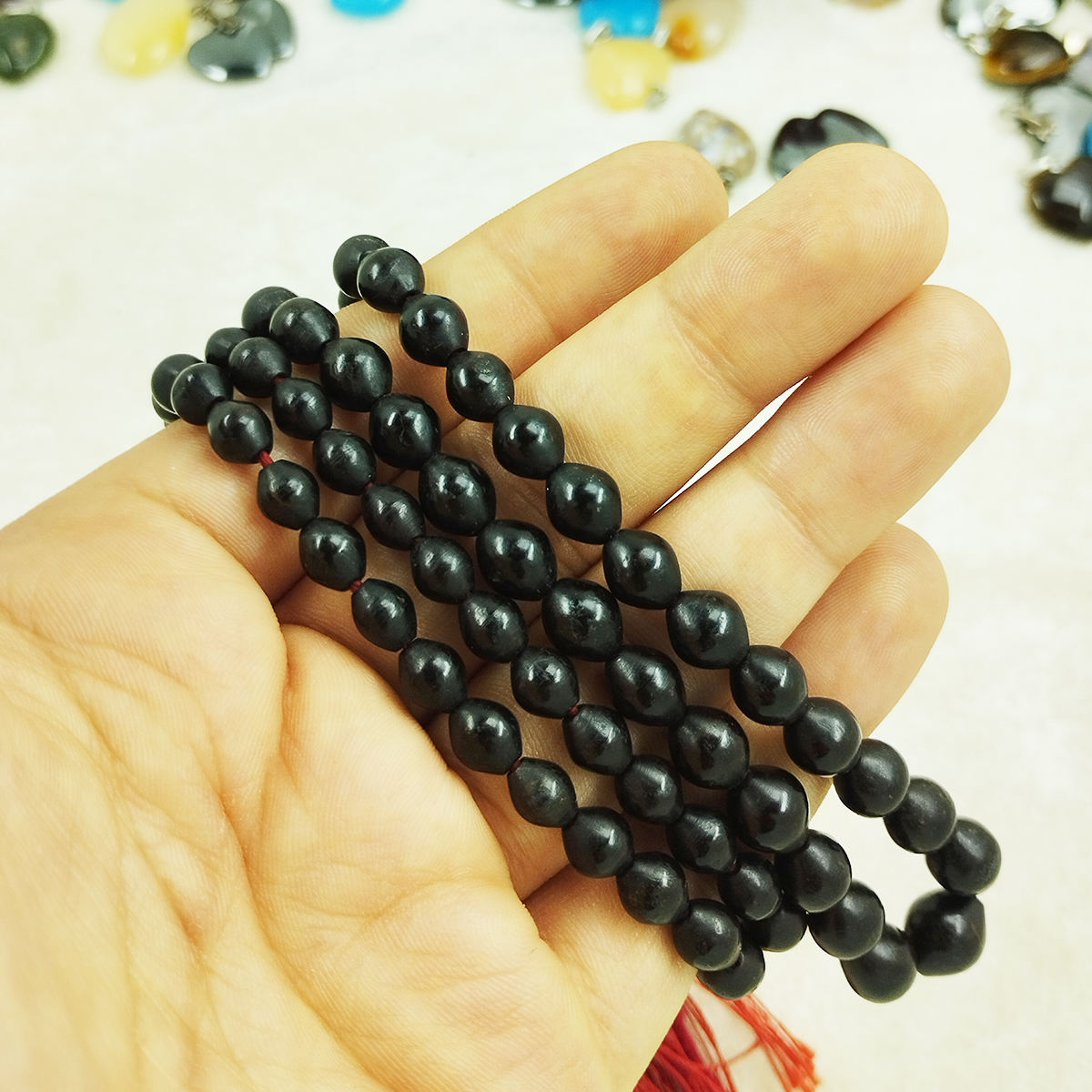 Islamischer afghanischer Shah Maghsoud-Rosenkranz mit 101 Gebetsperlen Tasbih