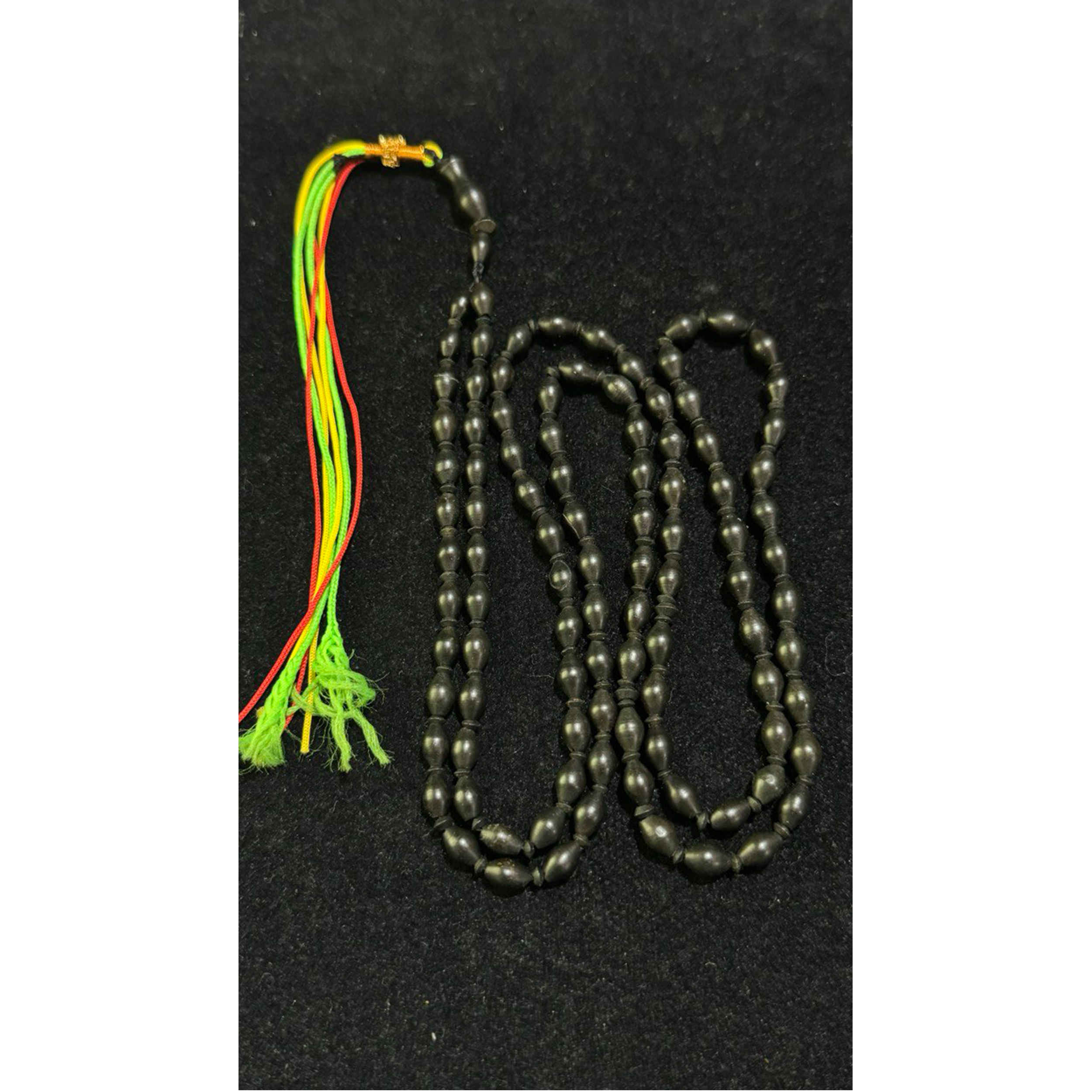 Islamischer afghanischer Shah Maghsoud-Rosenkranz mit 101 Gebetsperlen Tasbih Braun