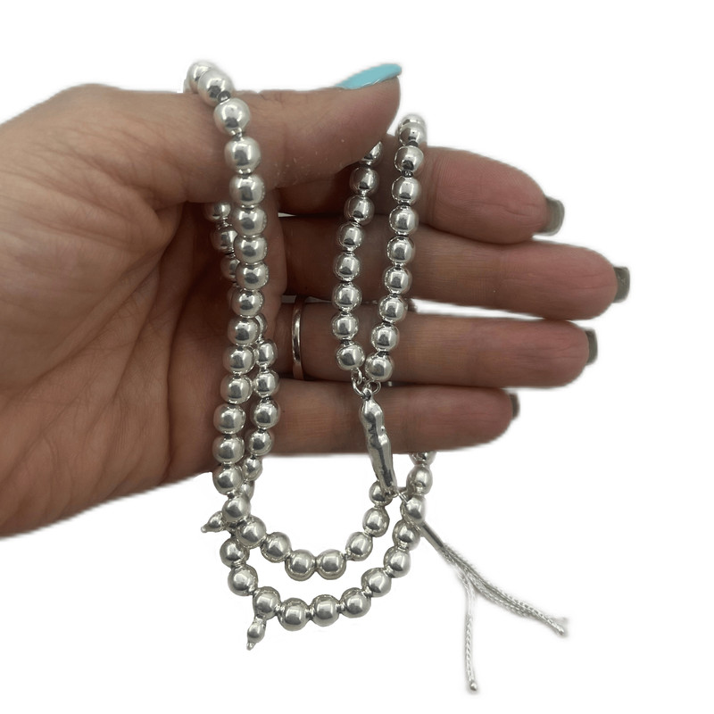 Islamischer Silber-Rosenkranz mit 101 Gebetsperlen Tasbih Farhadi