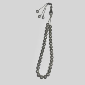 Islamischer Silber-Rosenkranz mit 33 Gebetsperlen Tasbih Hamid