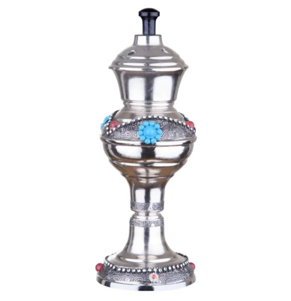 Traditioneller Esfand- und Bakhoor-Brenner – Blumendesign